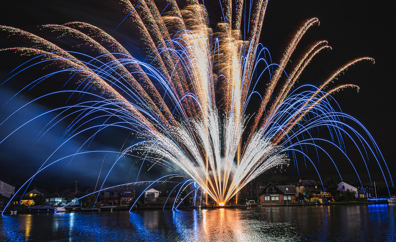 Wedding Fireworks in Windsor
