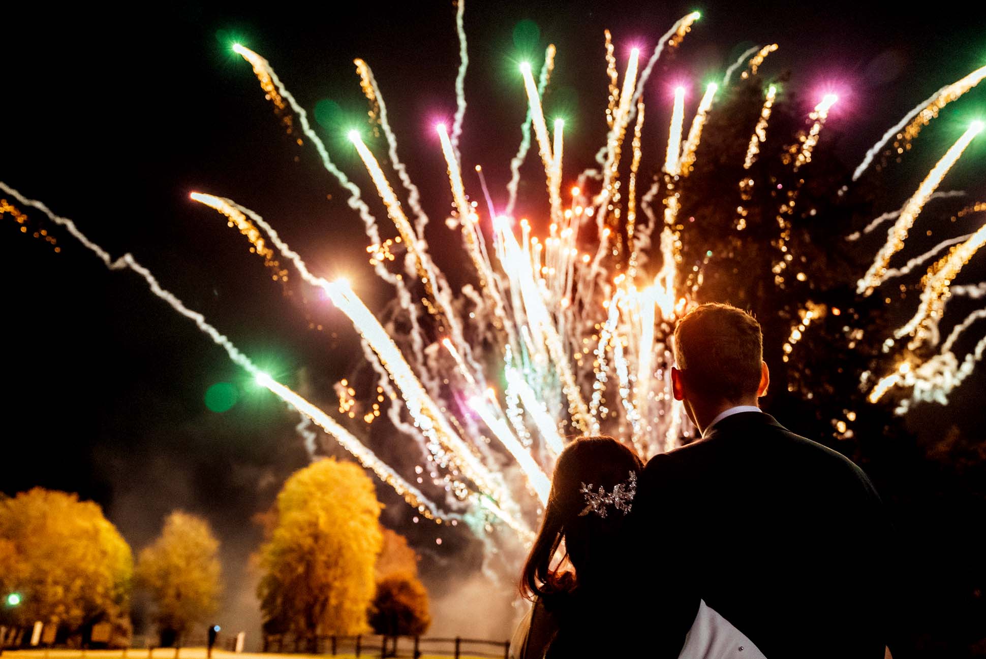 Magical moments on your wedding day with a fantastic firework display