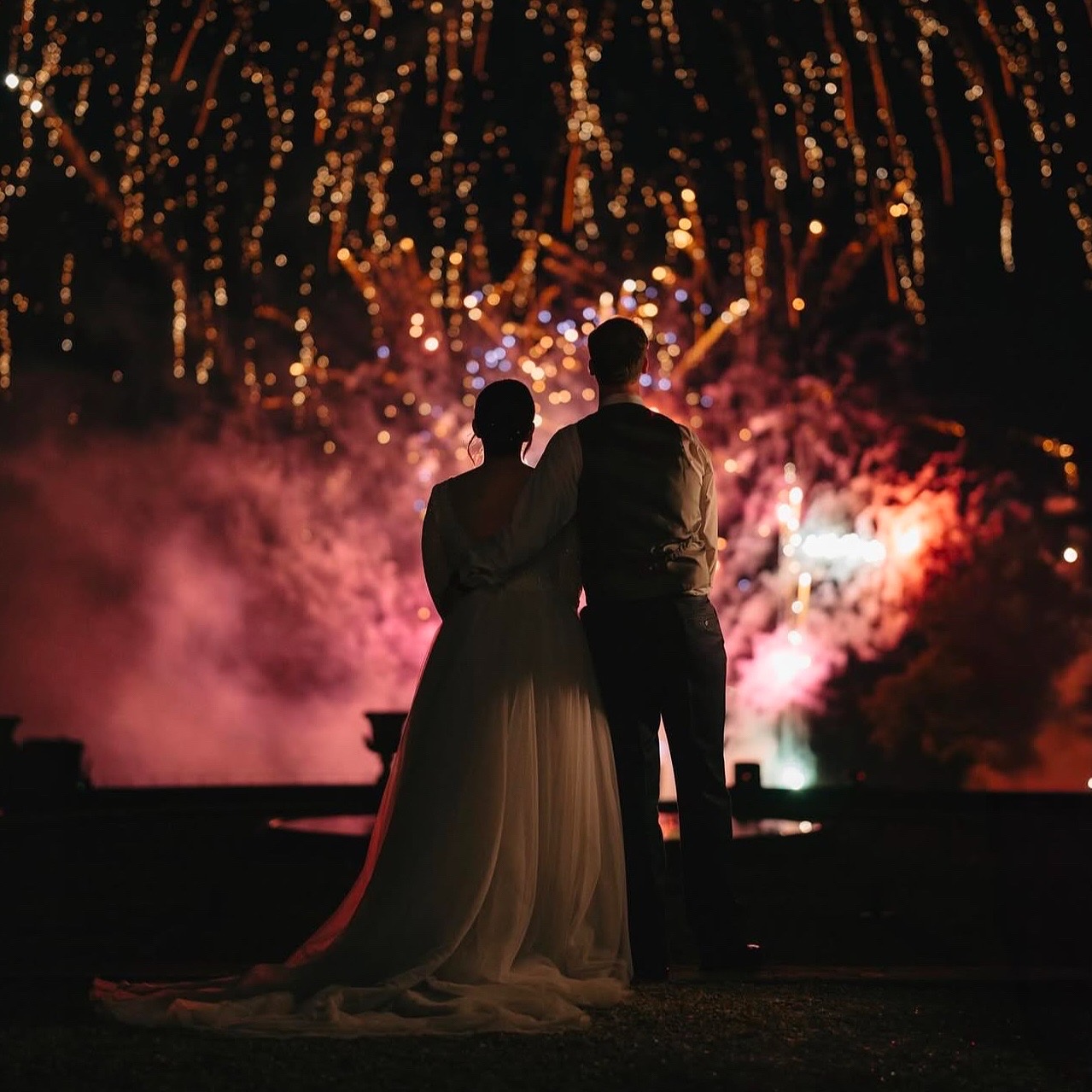 Wedding Fireworks in Hampshire