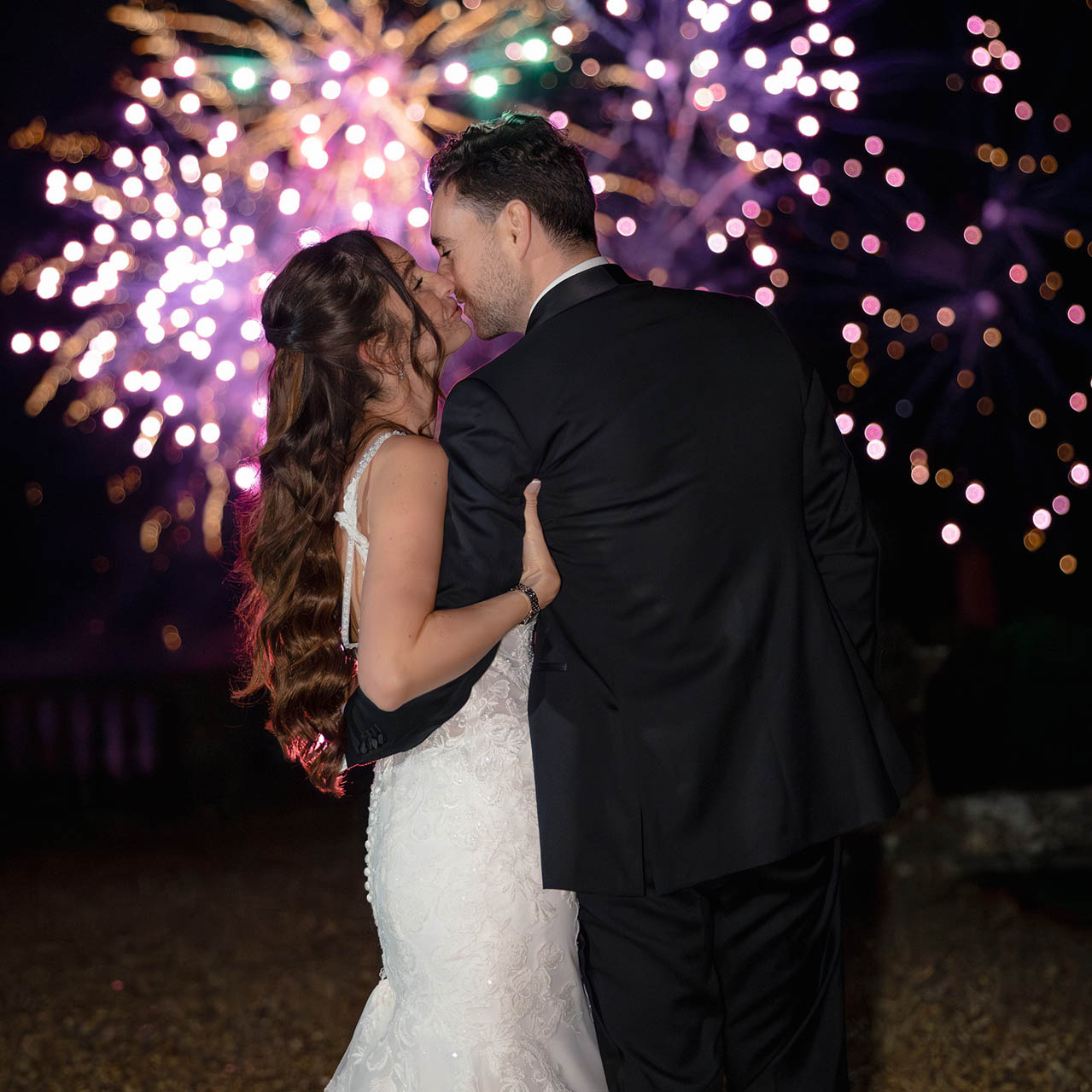 Wedding Fireworks in Essex