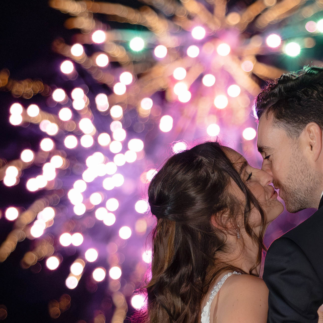 Wedding Fireworks in Essex